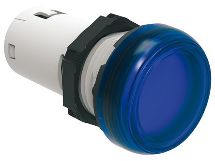 Lovato, LPML, Panel Mount Blue LED Pilot Light, 22mm Cutout, IP66, IP67, IP69K, Round, 230V [LPMLM6]; 248-6067