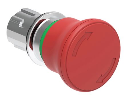 Lovato LPSB664 Series Turn to Release Emergency Stop Push Button, 22mm Cutout [LPSB6644]; 248-6088