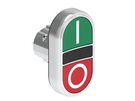 Lovato LPSB71 Series Green, Red Momentary Push Button, 29.5mm Cutout [LPSB7123]; 248-6090