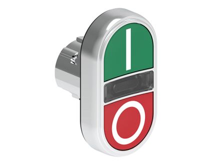 Lovato LPSBL71 Series Green, Red Momentary Push Button, 22mm Cutout [LPSBL7123]; 248-6101