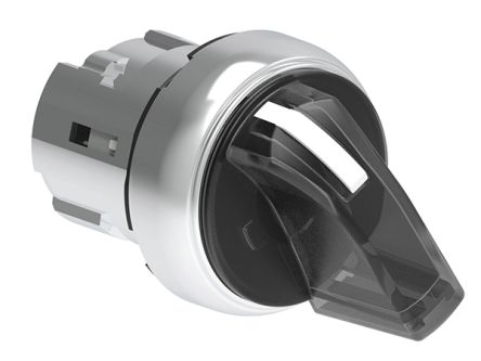 Lovato LPSSL12 Series 2 Position Selector Switch Head, 29.5mm Cutout, White Handle [LPSSL1208]; 248-6117