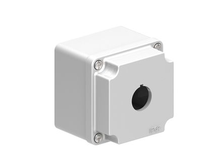 Lovato Grey Metal LPZM Empty Control Station - 1 Hole 22.5mm Diameter [LPZM1A8]; 248-6160