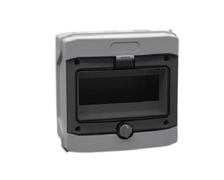 Fibox Polycarbonate General Purpose Enclosure, 201 x 165 x 120mm [MCE65 6M]; 248-9283