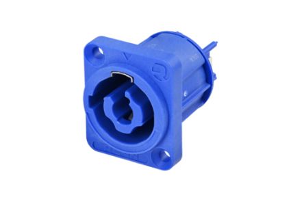 Re-An Products Compact Power Connector Panel Mount Socket, 2 + PE, 250 V [RRAC3I-G-000-0]; 248-9826