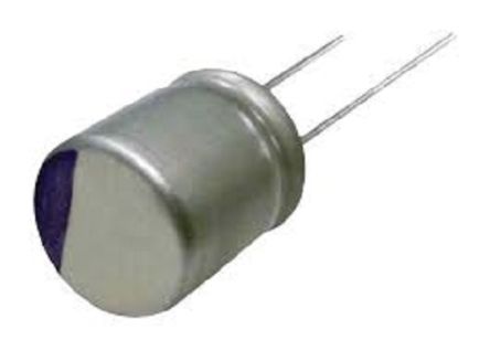 Panasonic 470μF Through Hole Polymer Capacitor, 25V [25SEK470M]; 249-1175