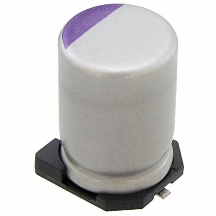 Panasonic 820μF Surface Mount Polymer Capacitor, 6.3V [6SVP820M]; 249-1219