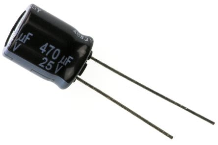 Panasonic 22μF Aluminium Electrolytic Capacitor 35V dc, Radial, Through Hole - ECEA1VN220U [ECEA1VN220U]; 249-1244