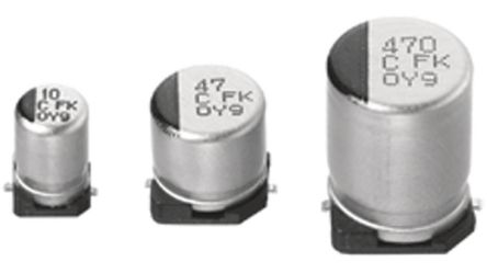 Panasonic 33μF Aluminium Electrolytic Capacitor 10V dc, Surface Mount - EEEFK1A330R [EEEFK1A330R]; 249-1258