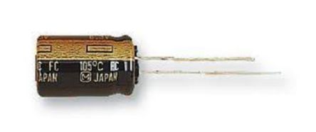 Panasonic 220μF Aluminium Electrolytic Capacitor 6.3V dc, Radial, Through Hole - EEUFC0J221 [EEUFC0J221]; 249-1336