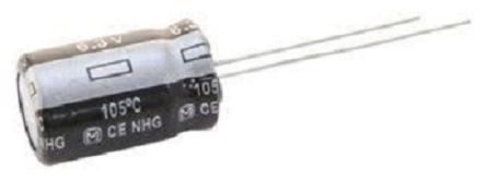 Panasonic 330μF Aluminium Electrolytic Capacitor 6.3V dc, Radial, Through Hole - EEUFR0J331B [EEUFR0J331B]; 249-1345