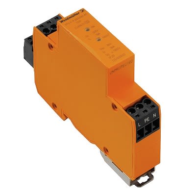 Weidmuller 1 Phase Surge Protector, 16A, DIN Rail Mount [1351650000]; 249-3334