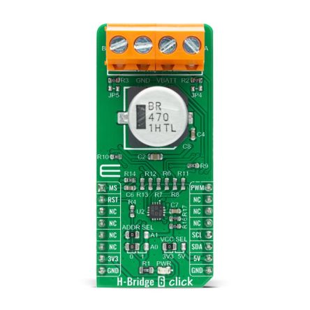 MikroElektronika H-Bridge 6 Click Motor Driver for VNHD7008AY [MIKROE-4289]; 249-3358