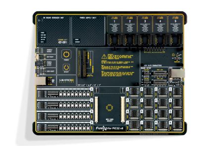 MikroElektronika Fusion for PIC32 v8 with PIC32MX795F512L 32 bit Development Board MIKROE-4372 [MIKROE-4372]; 249-3376