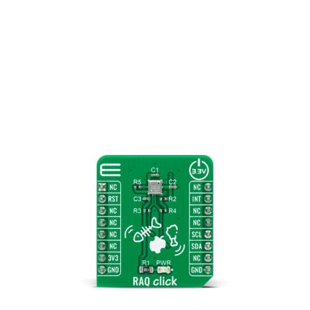 MikroElektronika RAQ Click Gas Sensor Development Kit ZMOD4450 [MIKROE-4385]; 249-3383