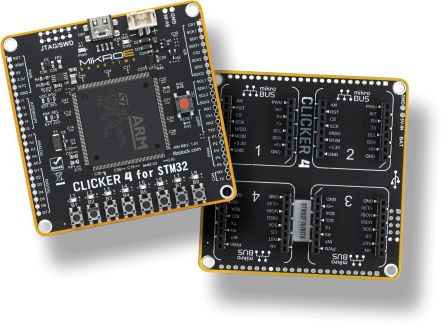 MikroElektronika CLICKER 4 for STM32F767BI 32 bit Development Board MIKROE-4412 [MIKROE-4412]; 249-3387