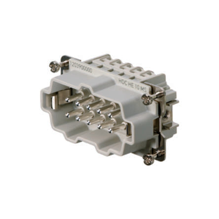 Weidmuller Contact Insert, 16A, Male, HE Series, 10 Contacts [1203900000]; 249-3428