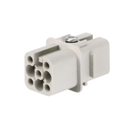 Weidmuller Contact Insert, 10A, Female, HD Series, 7 Contacts [1650580000]; 249-3443