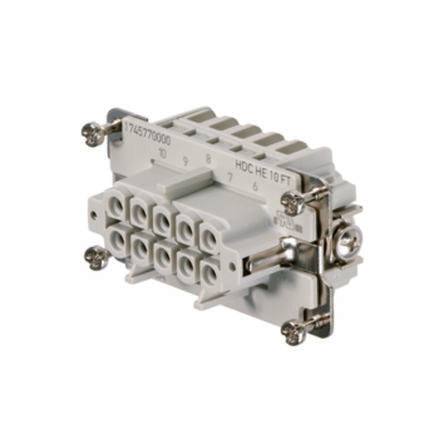 Weidmuller Contact Insert, 16A, Female, HE Series, 10 Contacts [1745770000]; 249-3476