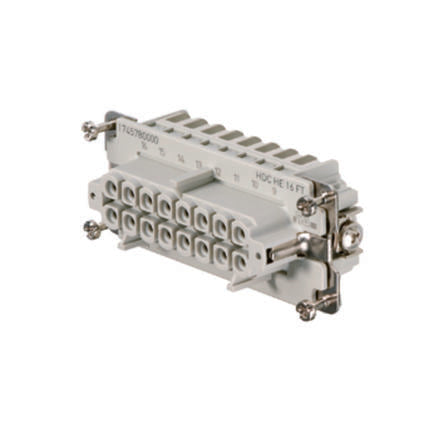 Weidmuller Contact Insert, 16A, Female, HE Series, 16 Contacts [1745780000]; 249-3477
