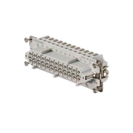 Weidmuller Contact Insert, 16A, Female, HE Series, 24 Contacts [1745790000]; 249-3478