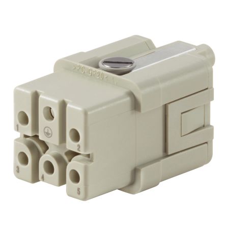Weidmuller Contact Insert, 16A, Female, HQ Series, 5 Contacts [1912460000]; 249-3506