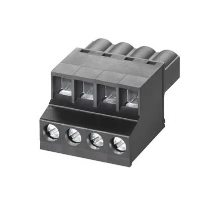 Siemens Terminal Block, 4-Way, Screw Terminal Termination [6GK5980-1DB00-0AA5]; 249-3919
