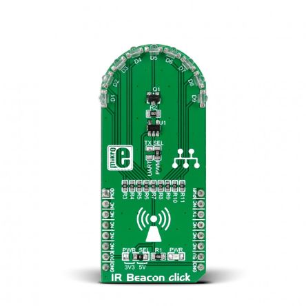 MikroElektronika IR Beacon Click Optical Add On Board for VSMB2948SL [MIKROE-1939]; 249-3928