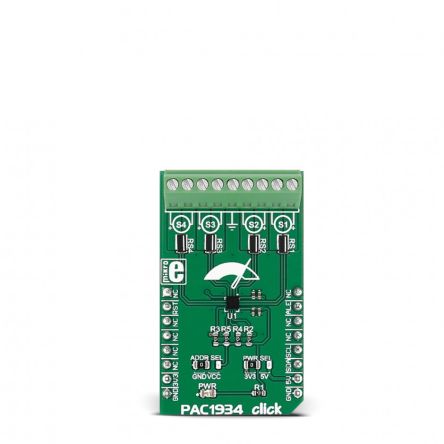 MikroElektronika PAC1934 Click Voltage Measurement for PAC1934 for Power Management Systems [MIKROE-2735]; 249-3938