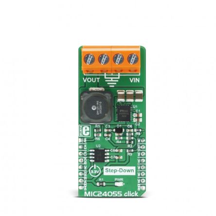 MikroElektronika MIC24055 Click Buck Regulator for MCP4921, MIC24055 for Router, Server [MIKROE-2835]; 249-3950
