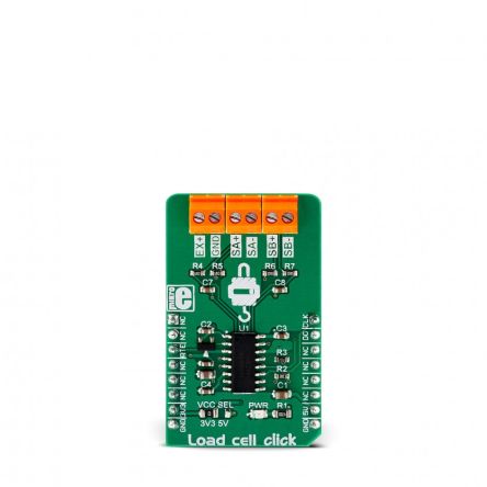 MikroElektronika Load cell Click for HX711 [MIKROE-3168]; 249-3961