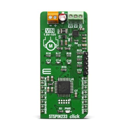 MikroElektronika STSPIN233 Click Motor Driver for BLDC Motors [MIKROE-3546]; 249-3966