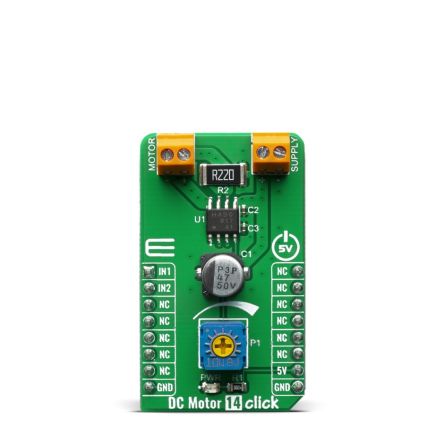 MikroElektronika DC Motor 14 Click DC Motor Driver for TB67H450FNG. for Boats, RC Cars [MIKROE-3982]; 249-3998