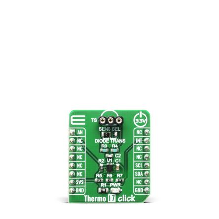 MikroElektronika Thermo 17 Click Temperature & Humidity Sensor Temperature Sensor Board for TMP451-Q1 [MIKROE-3994]; 249-4005