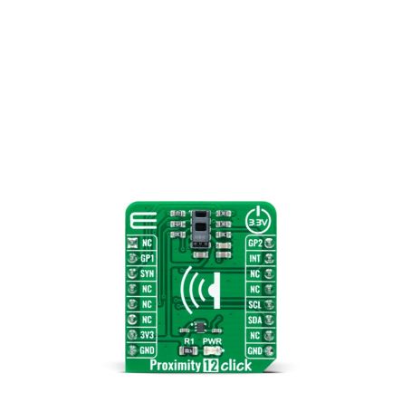 MikroElektronika Proximity 12 Click Proximity Sensor mikroBus Click Board for TMD3719 [MIKROE-3995]; 249-4006