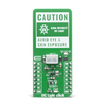 MikroElektronika UVC Light Click LED Driver for 3535UVC1W, TPS61169 [MIKROE-4177]; 249-4063