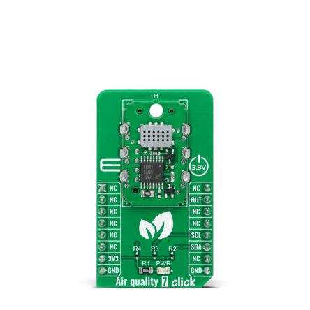 MikroElektronika Air Quality 7 Click Air Quality Sensor Sensor Add-On Board for MiCSVZ-89TE [MIKROE-4196]; 249-4064