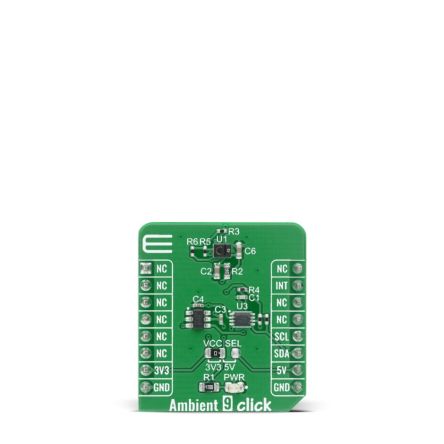 MikroElektronika Ambient 9 Click Optical Sensor Add-On Board for APDS-9160-003 [MIKROE-4197]; 249-4065