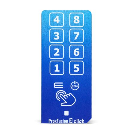 MikroElektronika ProxFusion 3 Click Capacitive Touch Sensor mikroBus Click Board for IQS292A [MIKROE-4469]; 249-4106