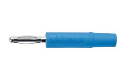 Schutzinger Yellow Banana adapter With Nickel Plated contacts and Nickel Plated [RS FK 02 L Ni / GE]; 249-4795