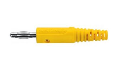 Schutzinger Black Banana Connector, 4 mm Connector, Nickel Plating [RS FK 82 L Ni / SW]; 249-4799