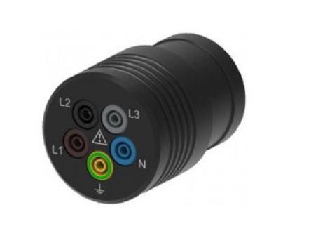 Schutzinger Black Test Connector Adapter With Brass contacts and Nickel Plated [RS SA 8696 / 16 A]; 249-4811