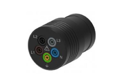 Schutzinger Black Test Connector Adapter With Brass contacts and Nickel Plated [RS SA 8713 /32A]; 249-4812