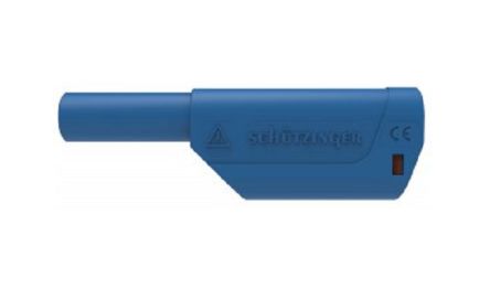 Schutzinger Yellow Male Banana Plug, Screw Termination, 32A, 1kV, Nickel Plating [RS SFK 8500 S Ni / AS / GE]; 249-4828