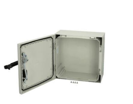 Fibox Polycarbonate Wall Box, IP66, 400 mm x 400 mm x 210mm [ARCA 404021S No MP]; 249-5847