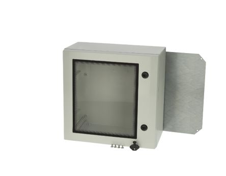 Fibox Polycarbonate Wall Box, IP66, 400 mm x 400 mm x 210mm [ARCA 404021W]; 249-5849