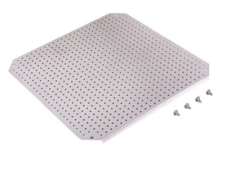 Fibox Galvanised Steel Perforated Mounting Plate, 350mm W for Use with ARCA Series [MPMP ARCA 4040]; 249-5865