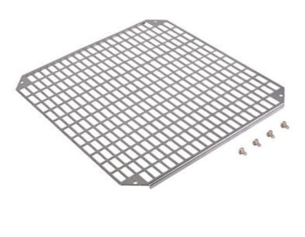 Fibox Galvanised Steel Perforated Mounting Plate, 450mm W for Use with ARCA Series [MPP ARCA 5050]; 249-5869
