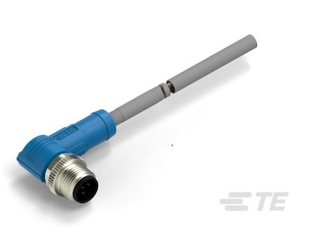 TE Connectivity Straight Female M12 to Male M12 Sensor Actuator Cable, 500mm [T4151220005-002]; 249-6349