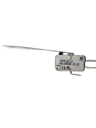 RS PRO Long Straight Lever Microswitch, Quick Connect Terminal, 16A @ 250V ac, SPDT, IP40 [0]; 249-6849