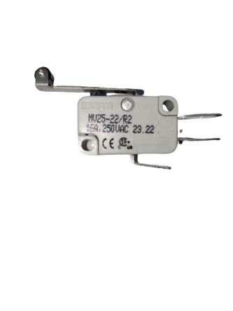 RS PRO Long Roller Lever Microswitch, Quick Connect Terminal, 16A @ 250V ac, SPDT, IP40 [0]; 249-6851